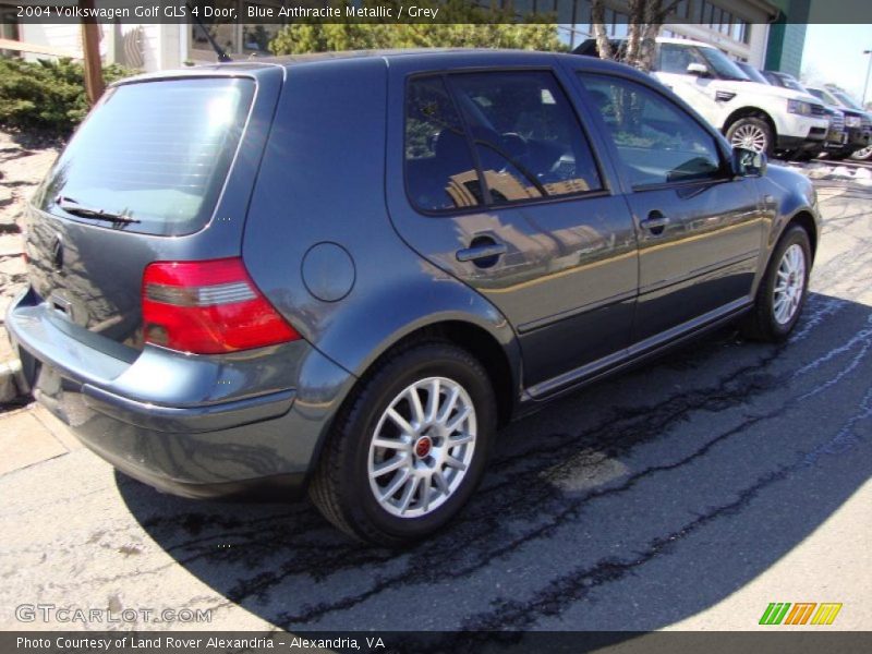 Blue Anthracite Metallic / Grey 2004 Volkswagen Golf GLS 4 Door