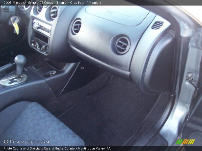 Titanium Gray Pearl / Midnight 2005 Mitsubishi Eclipse GS Coupe