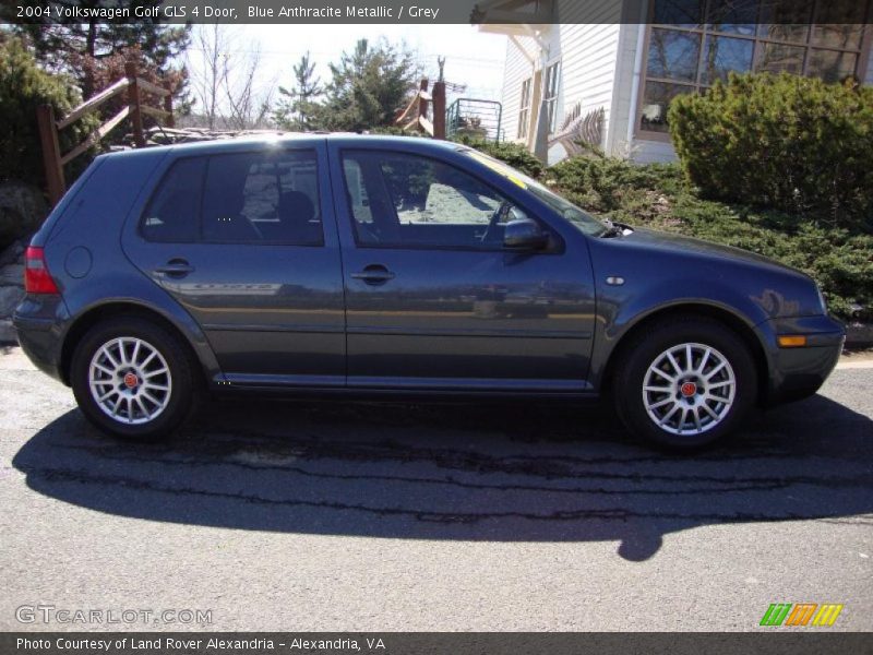Blue Anthracite Metallic / Grey 2004 Volkswagen Golf GLS 4 Door