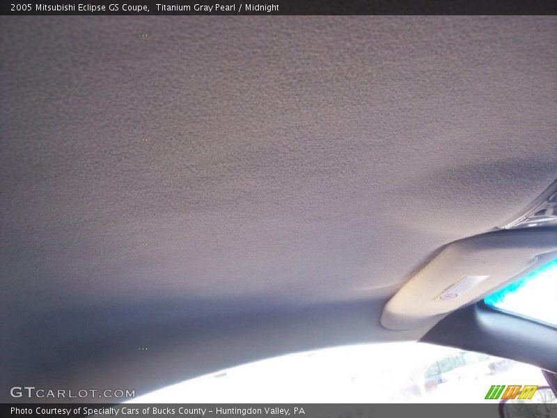 Titanium Gray Pearl / Midnight 2005 Mitsubishi Eclipse GS Coupe