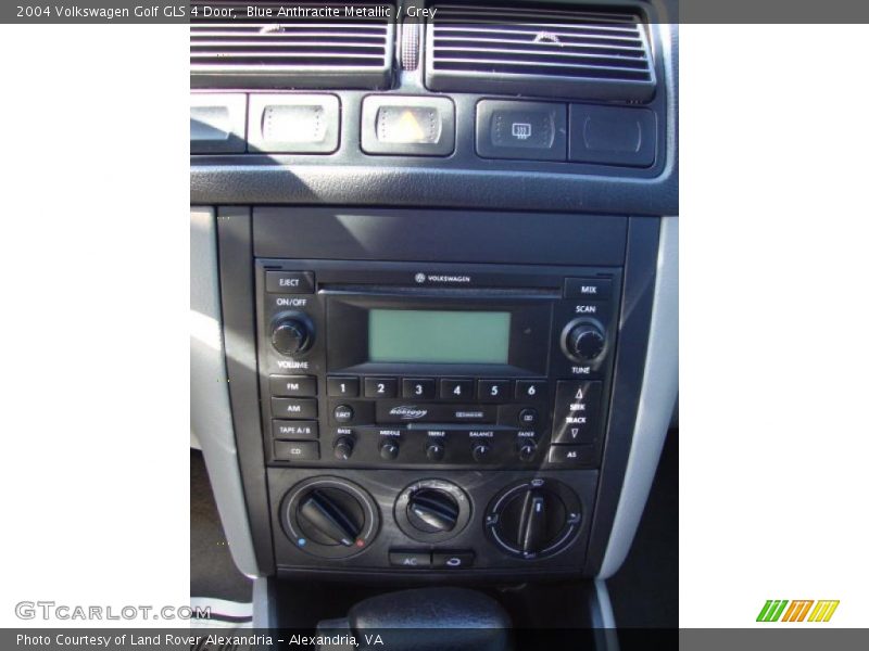 Blue Anthracite Metallic / Grey 2004 Volkswagen Golf GLS 4 Door