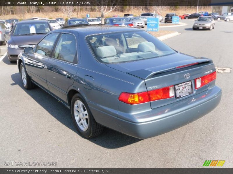 Sailfin Blue Metallic / Gray 2000 Toyota Camry LE