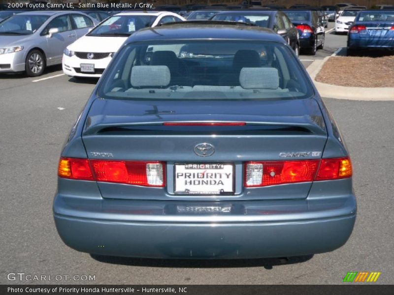 Sailfin Blue Metallic / Gray 2000 Toyota Camry LE