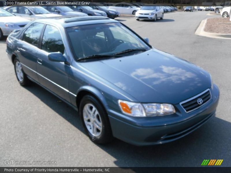 Sailfin Blue Metallic / Gray 2000 Toyota Camry LE