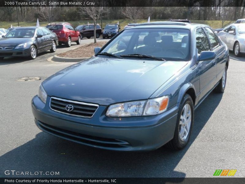 Sailfin Blue Metallic / Gray 2000 Toyota Camry LE