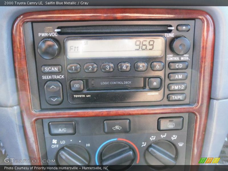 Sailfin Blue Metallic / Gray 2000 Toyota Camry LE