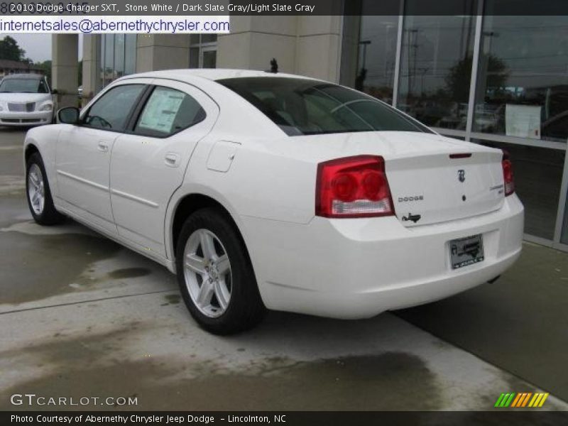 Stone White / Dark Slate Gray/Light Slate Gray 2010 Dodge Charger SXT