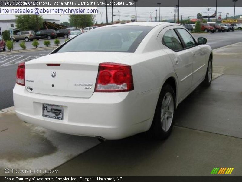 Stone White / Dark Slate Gray/Light Slate Gray 2010 Dodge Charger SXT