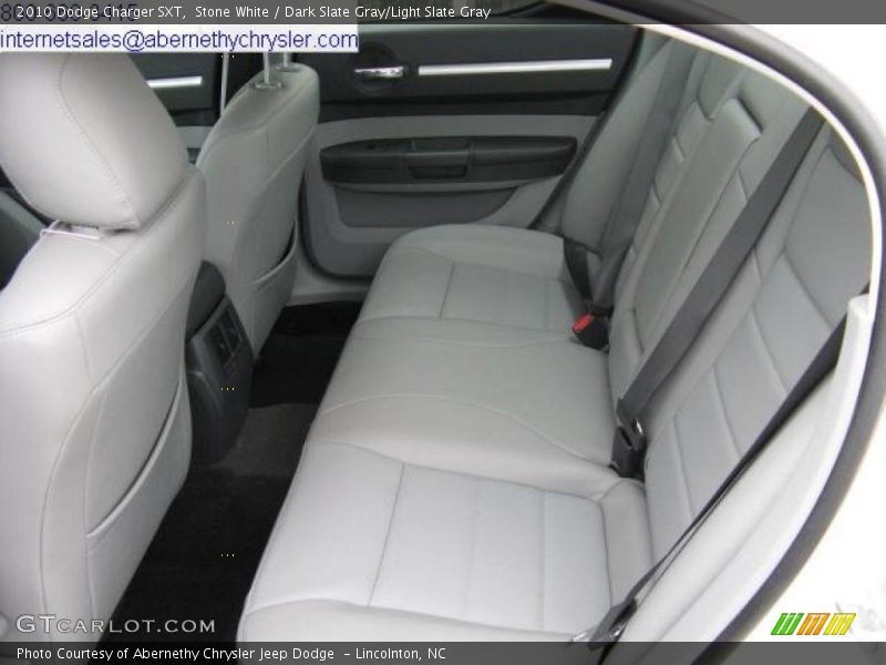 Stone White / Dark Slate Gray/Light Slate Gray 2010 Dodge Charger SXT