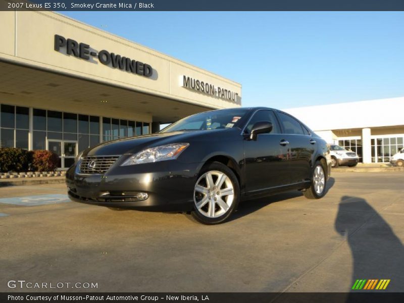 Smokey Granite Mica / Black 2007 Lexus ES 350