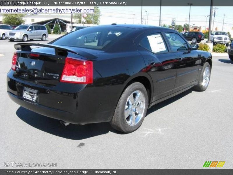 Brilliant Black Crystal Pearl / Dark Slate Gray 2010 Dodge Charger SXT