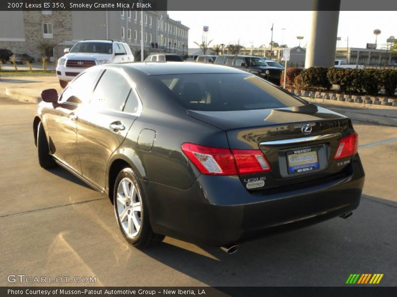 Smokey Granite Mica / Black 2007 Lexus ES 350