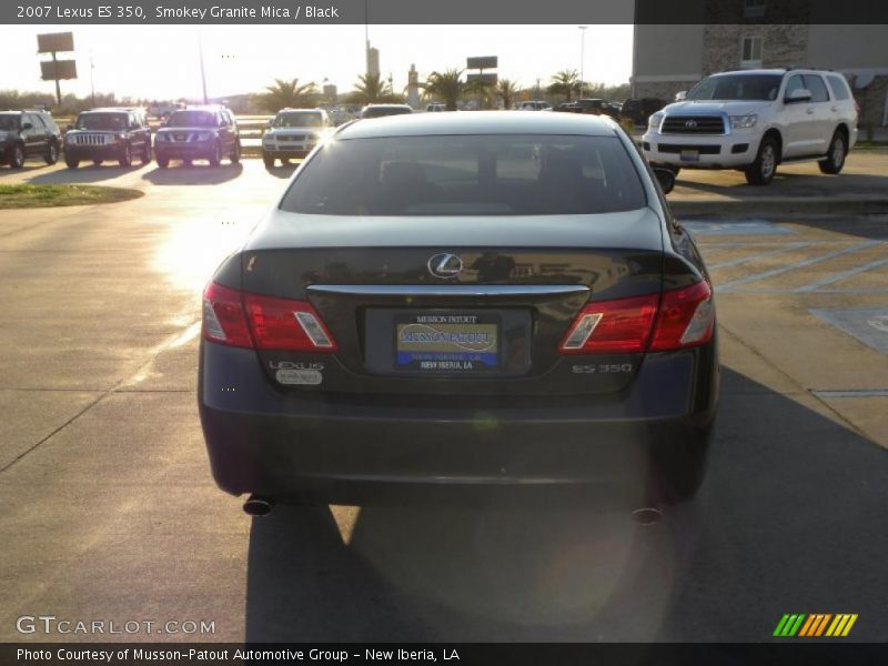 Smokey Granite Mica / Black 2007 Lexus ES 350