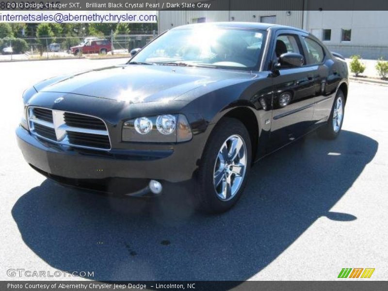 Brilliant Black Crystal Pearl / Dark Slate Gray 2010 Dodge Charger SXT