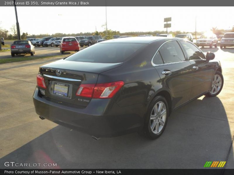 Smokey Granite Mica / Black 2007 Lexus ES 350
