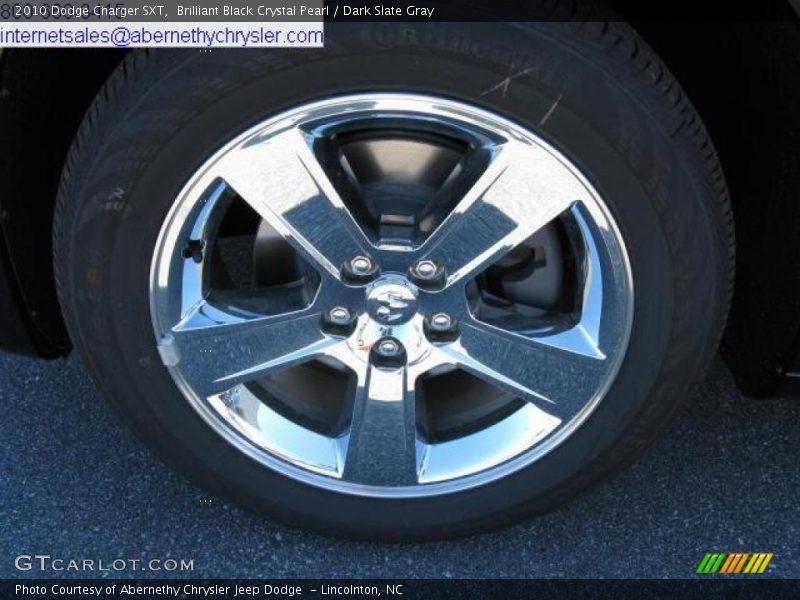 Brilliant Black Crystal Pearl / Dark Slate Gray 2010 Dodge Charger SXT