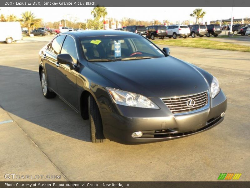Smokey Granite Mica / Black 2007 Lexus ES 350