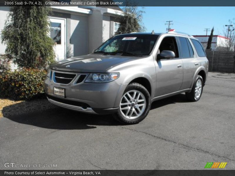 Graphite Gray Metallic / Carbon Black Leather 2006 Saab 9-7X 4.2i