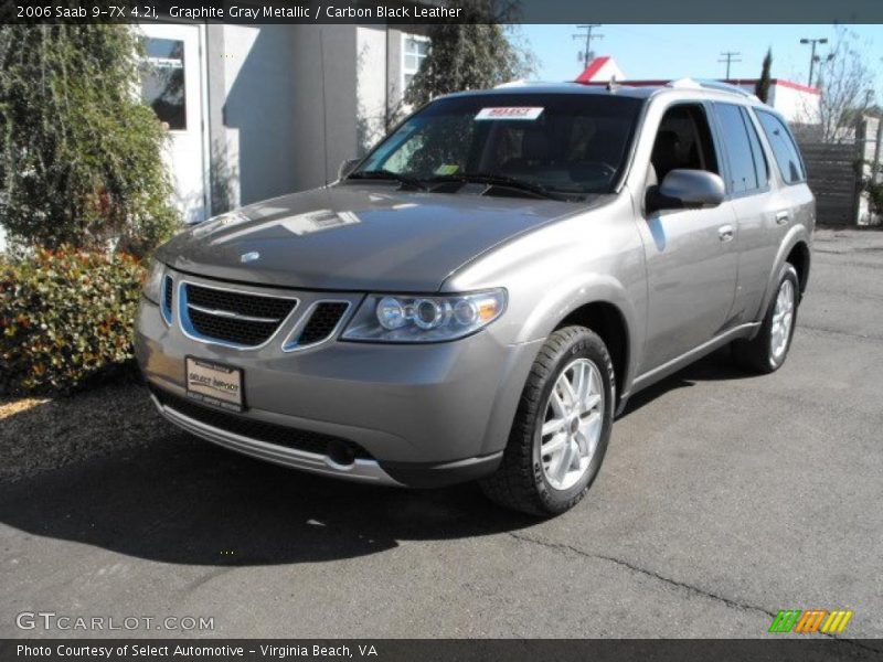 Graphite Gray Metallic / Carbon Black Leather 2006 Saab 9-7X 4.2i