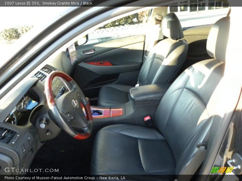 Smokey Granite Mica / Black 2007 Lexus ES 350