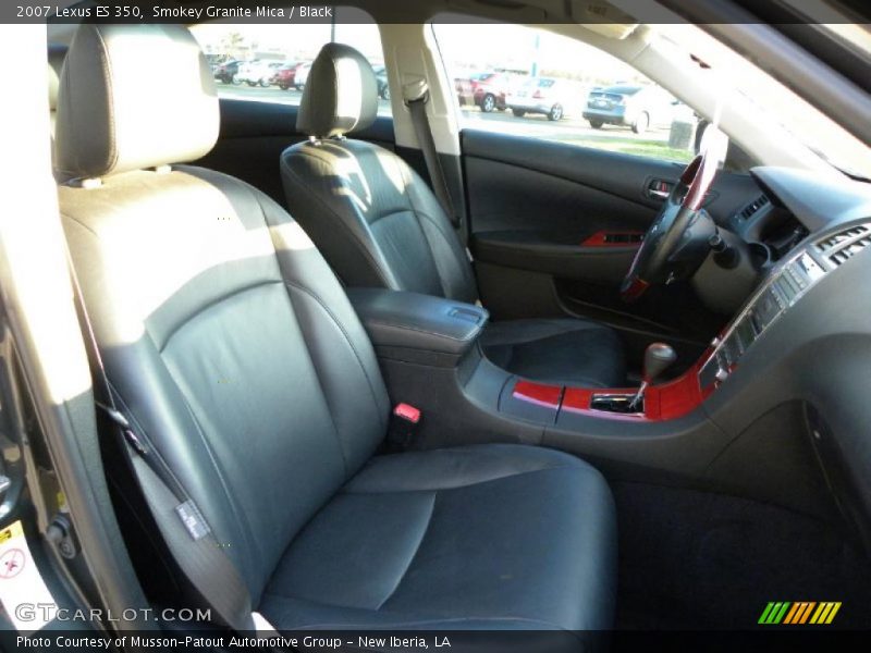 Smokey Granite Mica / Black 2007 Lexus ES 350