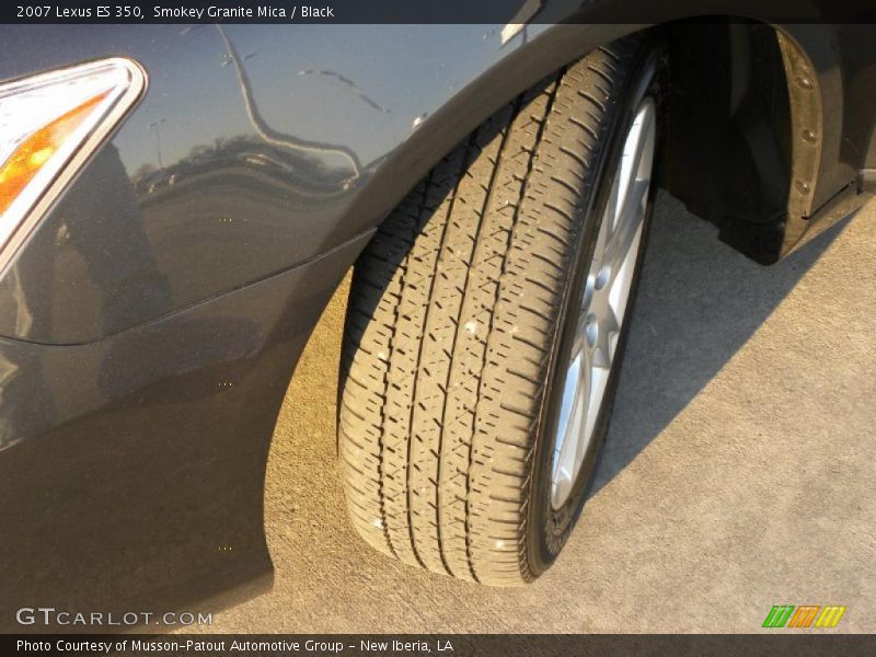 Smokey Granite Mica / Black 2007 Lexus ES 350