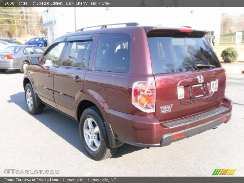 Dark Cherry Pearl / Gray 2008 Honda Pilot Special Edition