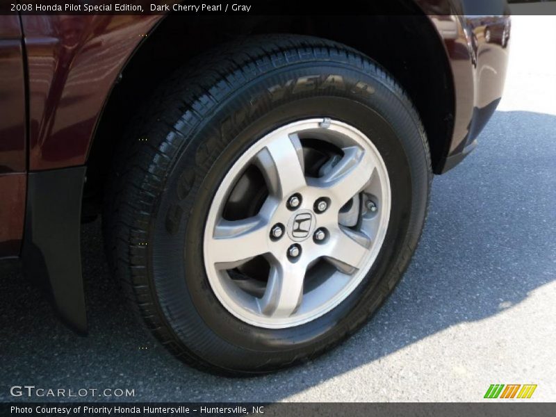 Dark Cherry Pearl / Gray 2008 Honda Pilot Special Edition