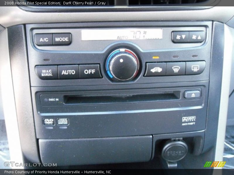 Dark Cherry Pearl / Gray 2008 Honda Pilot Special Edition