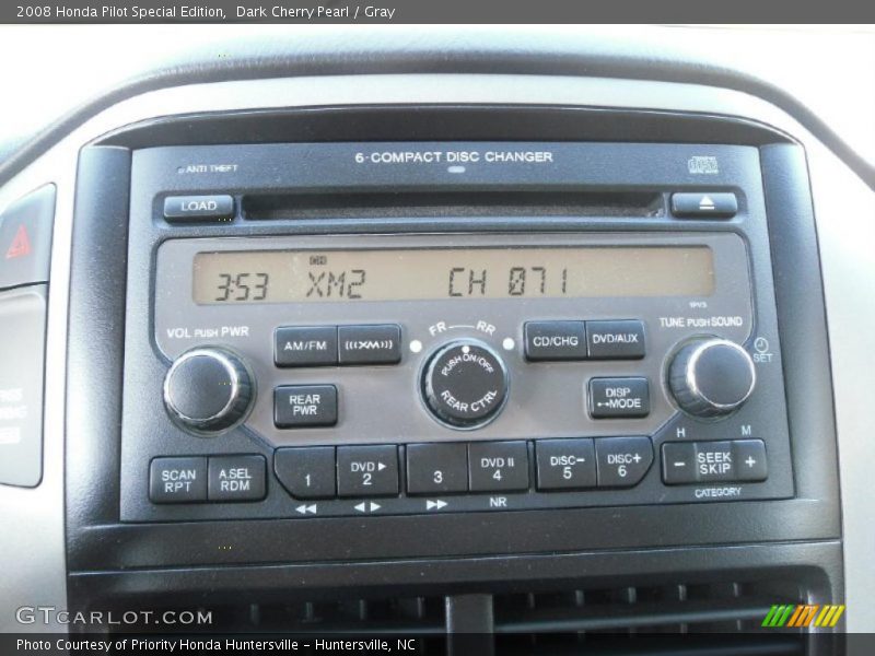 Dark Cherry Pearl / Gray 2008 Honda Pilot Special Edition