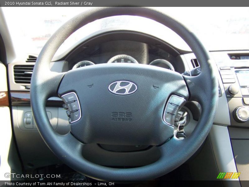 Radiant Silver / Gray 2010 Hyundai Sonata GLS