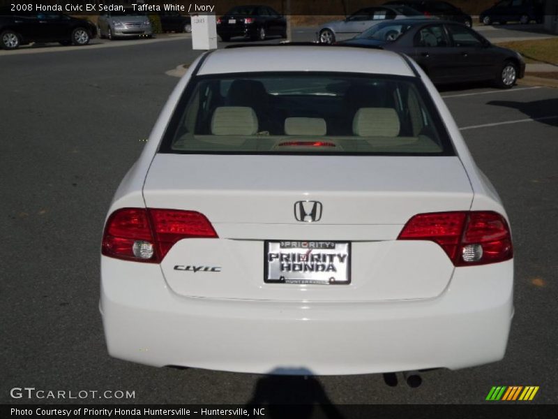 Taffeta White / Ivory 2008 Honda Civic EX Sedan