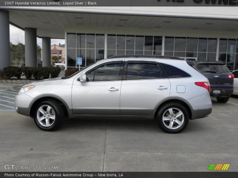 Liquid Silver / Black 2007 Hyundai Veracruz Limited
