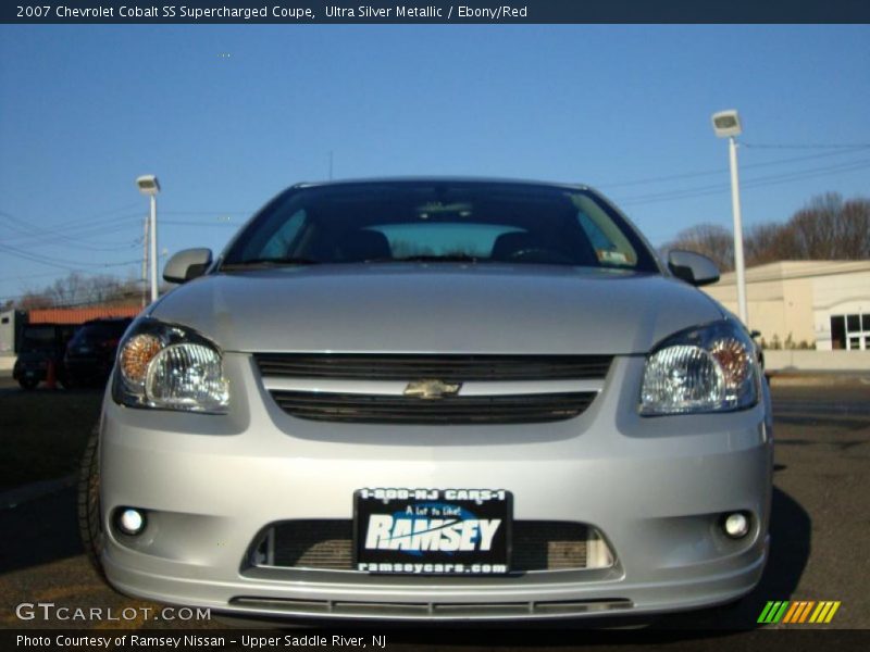 Ultra Silver Metallic / Ebony/Red 2007 Chevrolet Cobalt SS Supercharged Coupe