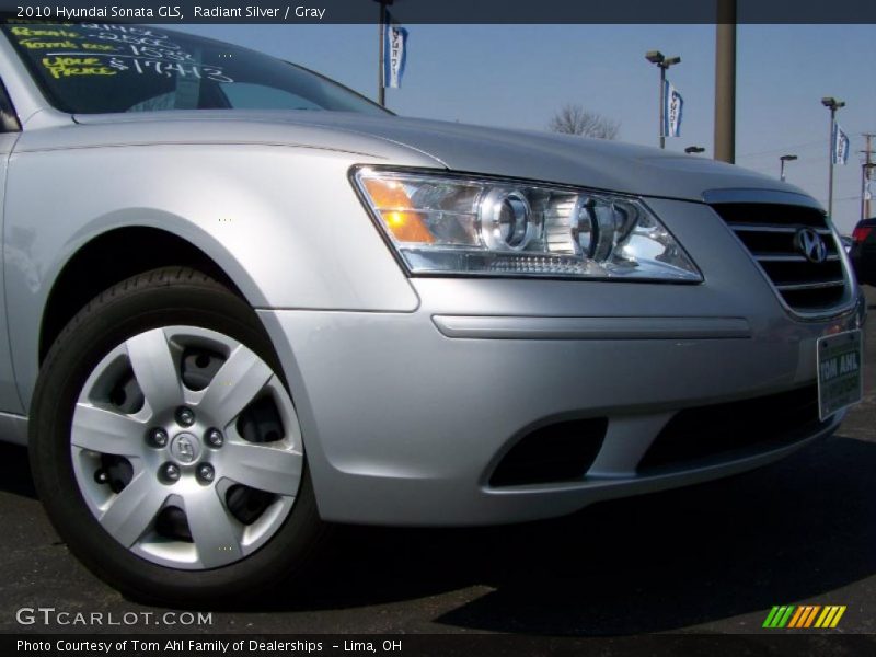 Radiant Silver / Gray 2010 Hyundai Sonata GLS