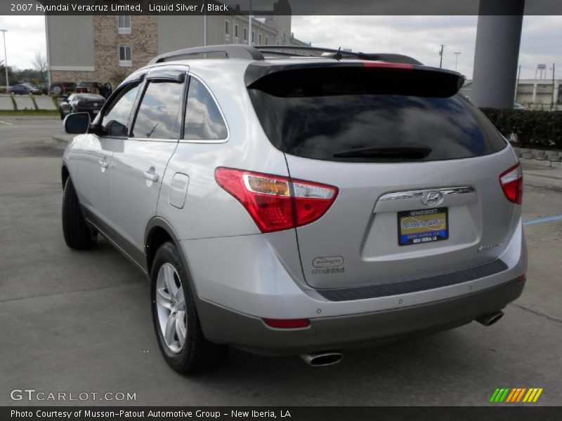 Liquid Silver / Black 2007 Hyundai Veracruz Limited