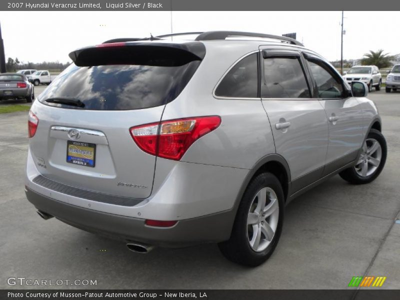 Liquid Silver / Black 2007 Hyundai Veracruz Limited