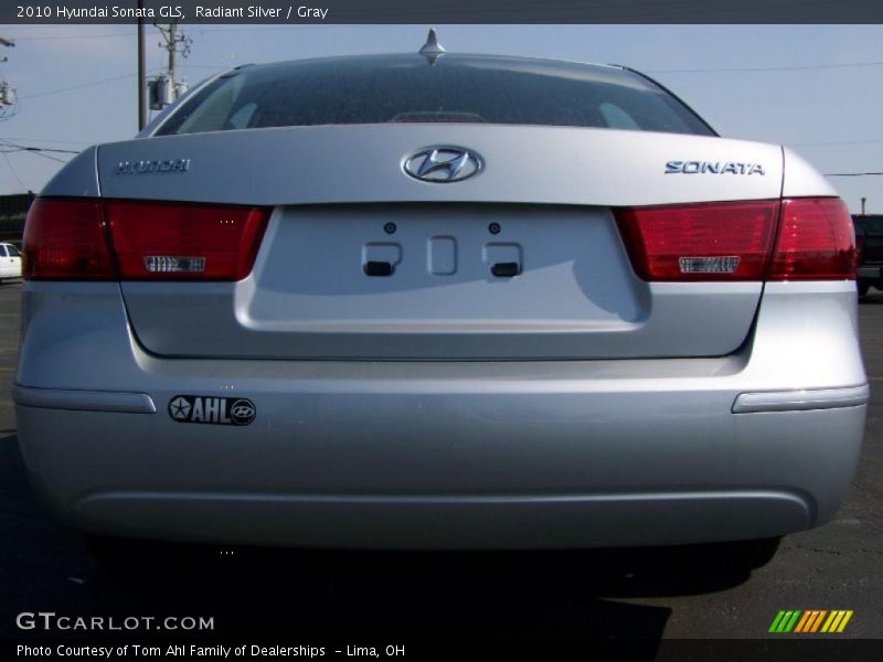 Radiant Silver / Gray 2010 Hyundai Sonata GLS