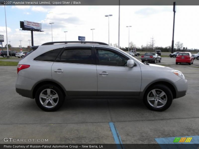Liquid Silver / Black 2007 Hyundai Veracruz Limited