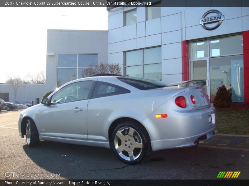 Ultra Silver Metallic / Ebony/Red 2007 Chevrolet Cobalt SS Supercharged Coupe