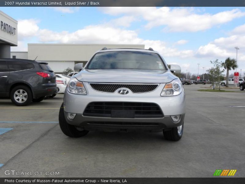 Liquid Silver / Black 2007 Hyundai Veracruz Limited