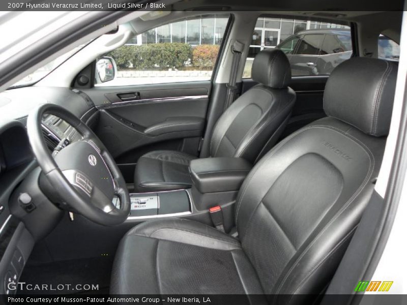 Liquid Silver / Black 2007 Hyundai Veracruz Limited