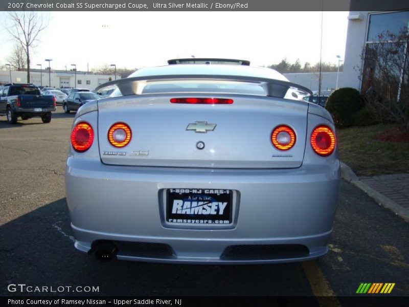 Ultra Silver Metallic / Ebony/Red 2007 Chevrolet Cobalt SS Supercharged Coupe