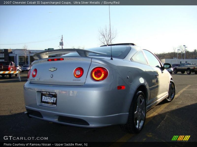 Ultra Silver Metallic / Ebony/Red 2007 Chevrolet Cobalt SS Supercharged Coupe