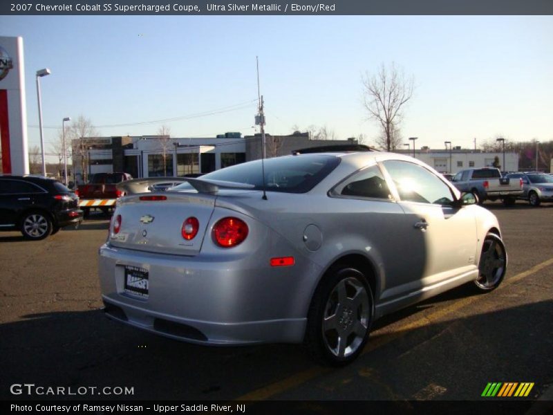 Ultra Silver Metallic / Ebony/Red 2007 Chevrolet Cobalt SS Supercharged Coupe