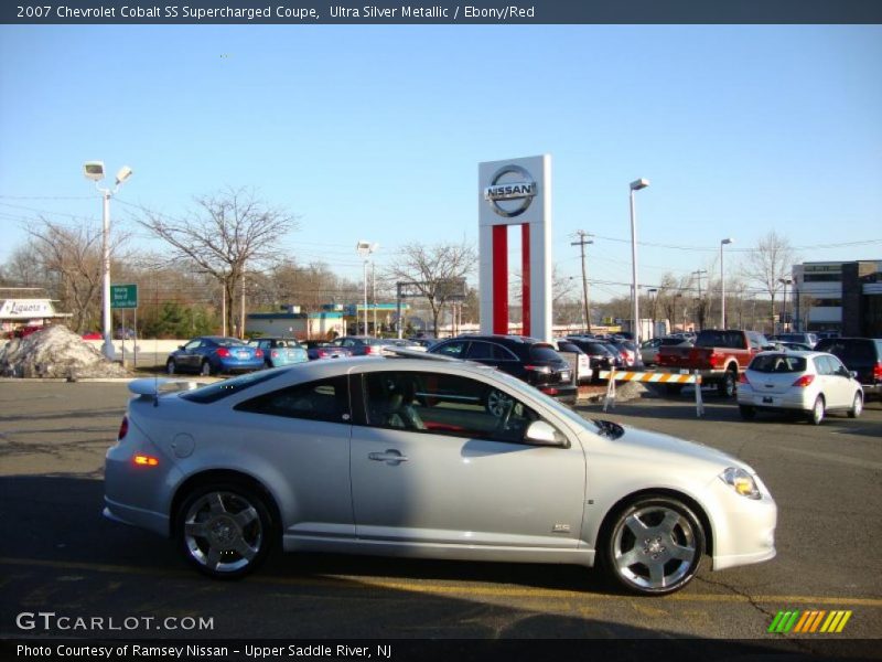 Ultra Silver Metallic / Ebony/Red 2007 Chevrolet Cobalt SS Supercharged Coupe