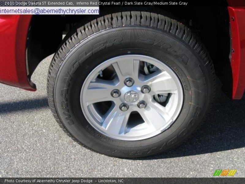Inferno Red Crystal Pearl / Dark Slate Gray/Medium Slate Gray 2010 Dodge Dakota ST Extended Cab