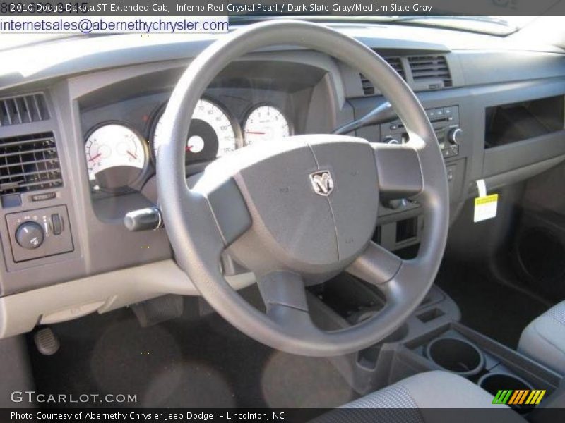 Inferno Red Crystal Pearl / Dark Slate Gray/Medium Slate Gray 2010 Dodge Dakota ST Extended Cab
