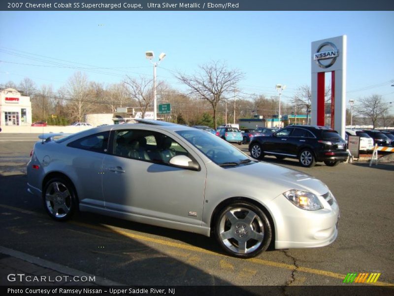 Ultra Silver Metallic / Ebony/Red 2007 Chevrolet Cobalt SS Supercharged Coupe