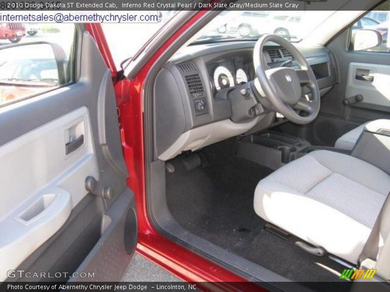 Inferno Red Crystal Pearl / Dark Slate Gray/Medium Slate Gray 2010 Dodge Dakota ST Extended Cab